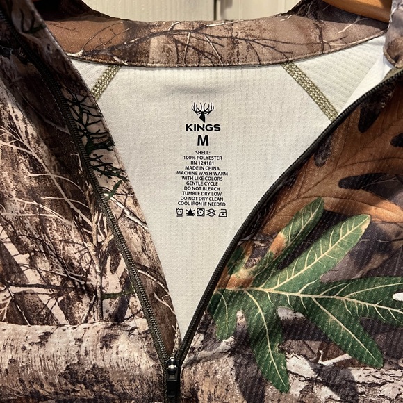 Kings XKG Elevation 1/4 Zip dry quick real tree edge camouflage - Picture 5 of 16